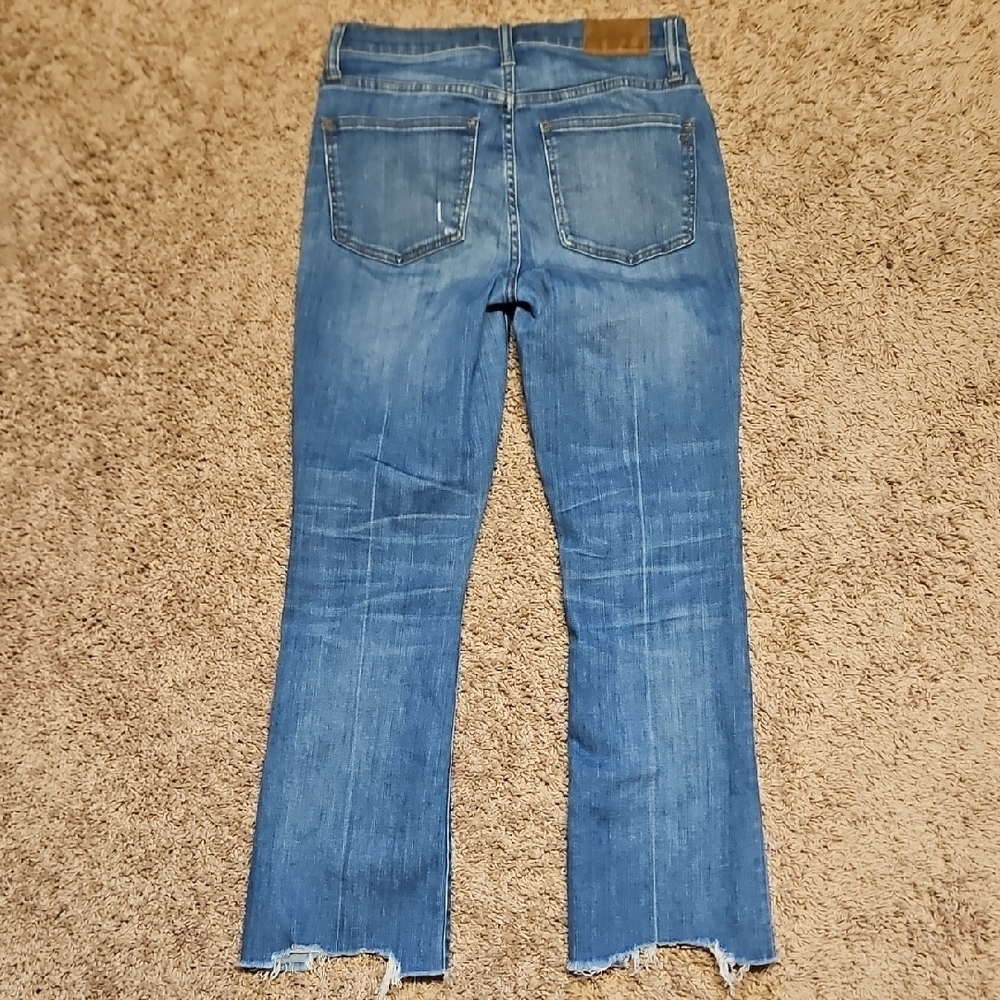 Madwell Cali Demi Boot Deconstructed Hem Jeans - Picture 9 of 12